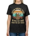 thumbnail image 3 of Sloth Hiking Team: We Will Get There When We Get There Tri-Blend T-Shirt, 3 of 4