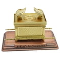 thumbnail image 2 of Miniature Metal Ark of The Covenant Replica, Israel Religious Home Decoration Shelf Display Craft Piece, 2 of 2