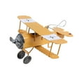 thumbnail image 2 of Avión de metal decorativo, pequeño modelo de avión biplano, miniavión colgante, decoración del hogar, artesanía, modelo de de hierro para sala de, 2 of 8