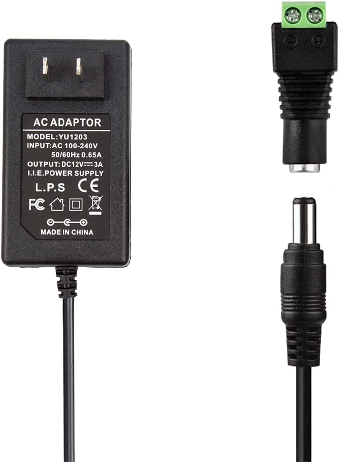 12v 3a Dc Adapter 100~240v Ac 50/60hz Input Power Socket 12v 3000ma Power  Supply With Switch - Ac/dc Adapters - AliExpress