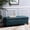 Teal, variant on Ottoman with birch legs | Store game controllers and small items | Add comfort and style to living room