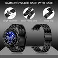 thumbnail image 5 of BXUXOHS Stainless Steel Case + Strap Compatible with Samsung Galaxy Watch 5 Pro 45mm (not watch) Metal Bumper Cover Bracelet Galaxy Watch5 Pro 45mm Band, 5 of 10