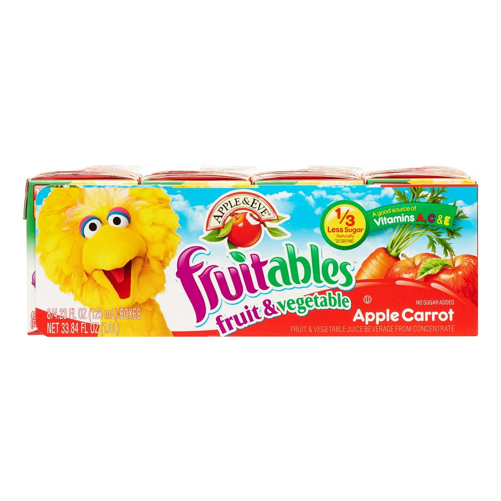 Apple & Eve Fruitables Apple Carrot Juice, 4.23 Fl. Oz., 8 Count