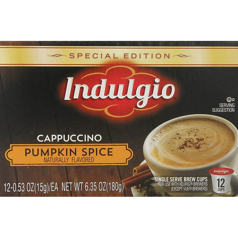 Pumpkin spice cappuccino k cups discount