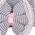 thumbnail image 2 of Gorro de recién nacido Gorro para recién nacido Sombreros con Gorro para recién nacidos con lazo gris Hugo Sombrero infantil recién nacido, 2 of 3