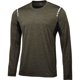 thumbnail image 1 of Camiseta básica de rendimiento de malla de contraste para hombre de ideología, negro, grande, 1 of 1