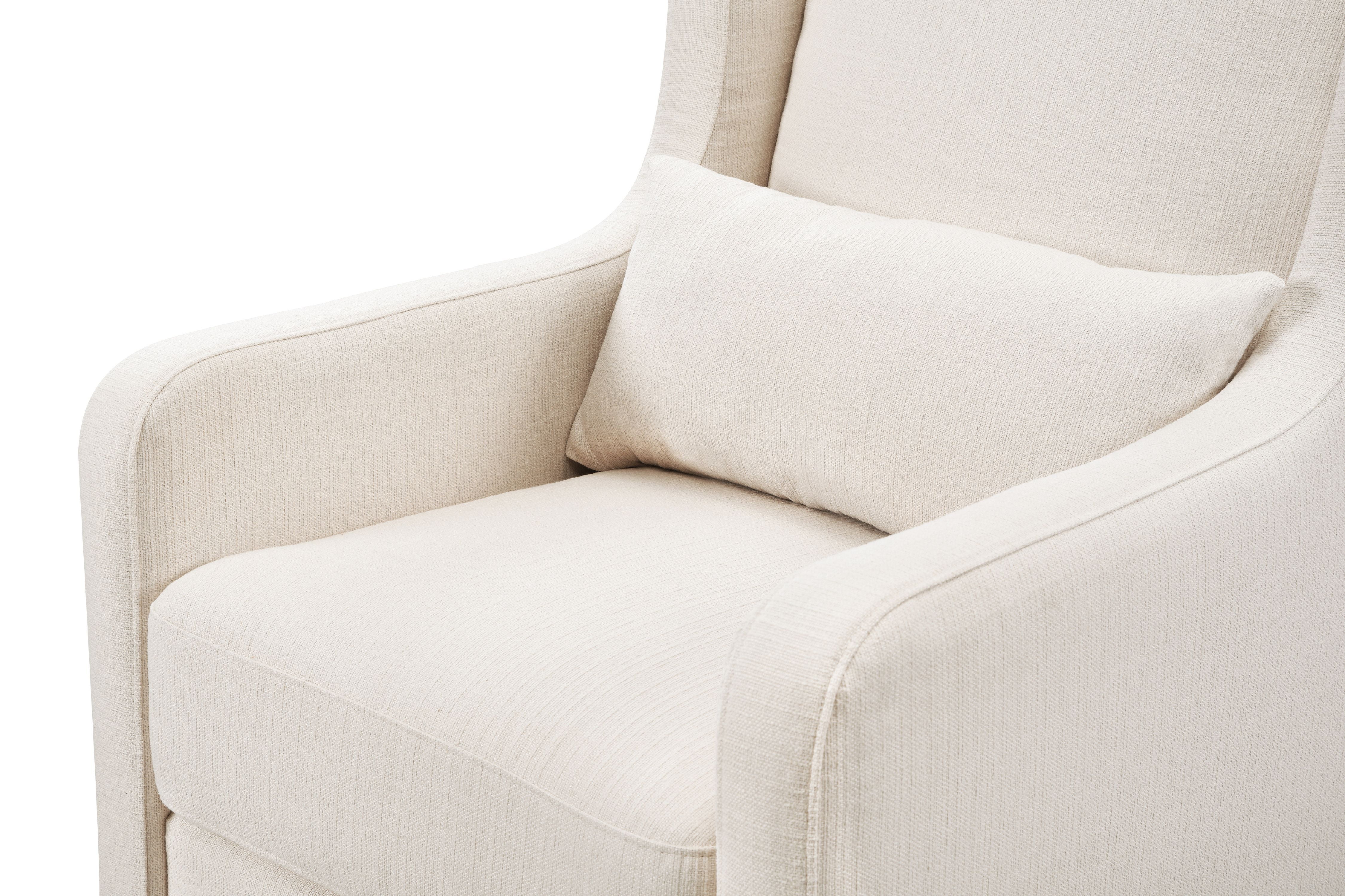 adrian swivel glider with storage ottoman
