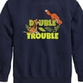 thumbnail image 3 of Disney - The Fox and the Hound - Double Trouble - Boys Youth Crew Fleece Sweatshirt, 3 of 5