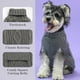 thumbnail image 3 of Jersey para perros KYEESE de punto trenzado con cuello alto para perros medianos, color gris, 3 of 7