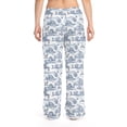 thumbnail image 4 of Personalized Monogram Farmhouse Toile Women's Pajama Pants, 4 of 5