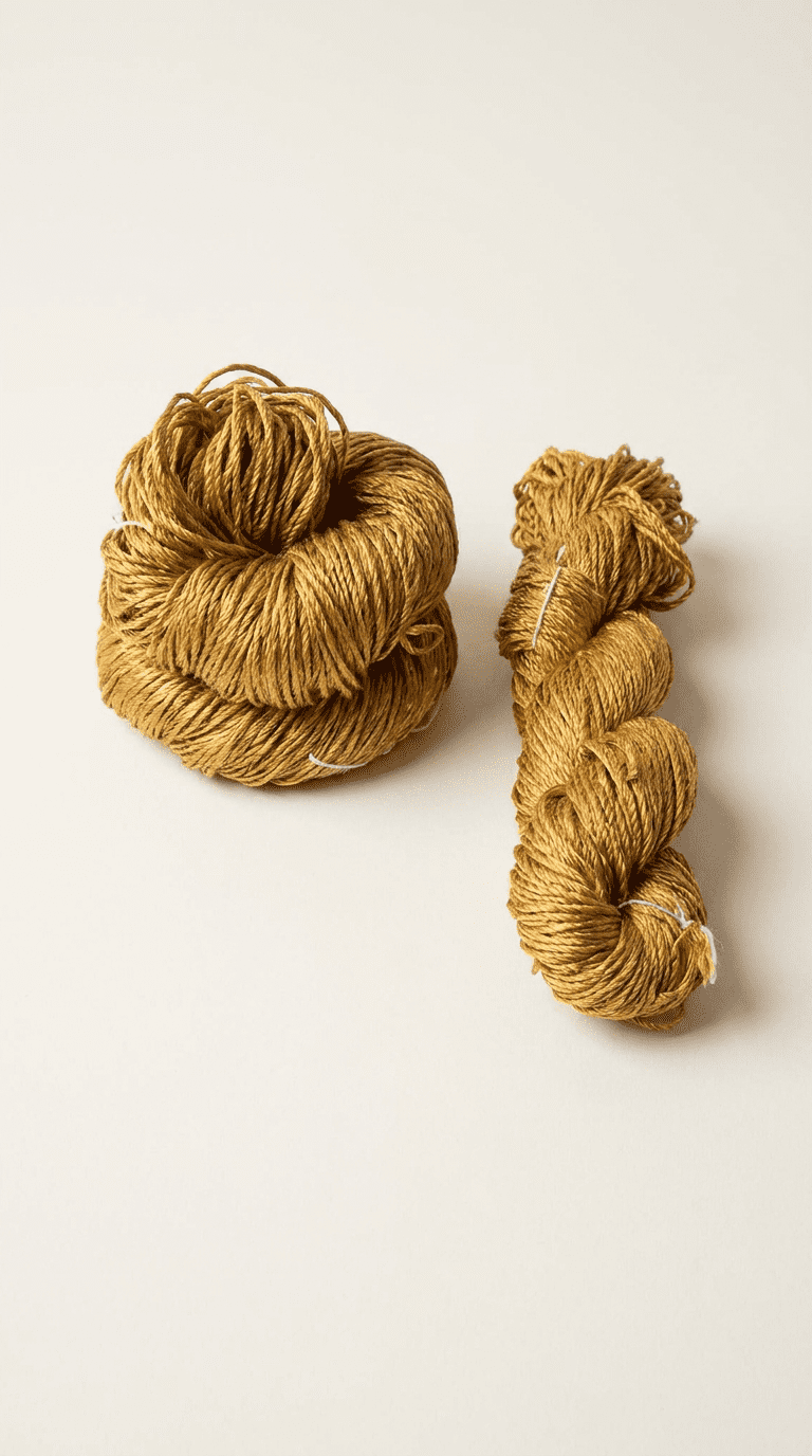 Knitsilk 3 Ply 100% Mulberry Silk Lace Weight Yarn, 50 Grams - 260 Yards, Yellow (Pack of 2)