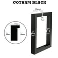 thumbnail image 2 of Gotham Deep Gallery Frames - 3 Pack of Professional Gallery Frames for Canvas, Paintings, Presentation & More! - [Black - 14x18"], 2 of 7