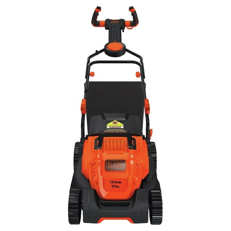 Black & Decker BESTA512CM 120V 6.5 Amp Compact 12" 3-in-1 Lawn  Mower 885911536011