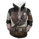 thumbnail image 2 of Sudadera con capucha mandaloriana de Star Wars, disfraz de Cosplay, suéter, abrigo, chaqueta, Pedro Pascal, soldado mandaloriano, Guerrero, accesorio de Star Wars, 2 of 4