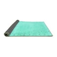 thumbnail image 2 of Ahgly Company Indoor Square Persian Turquoise Blue Traditional Area Rugs, 4' Square, 2 of 4