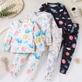 thumbnail image 2 of GCETTIC Boys Pajama Set Pajama Sets for Toddler Boys Girls Baby Kids Ultra-Soft Snug Fit Pjs Sleepers for Birthday Holiday Black,9-12 Months, 2 of 5