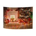 thumbnail image 1 of Panxico Tapisseries Fond de Noël Tissu Photo de Studio Motif de Noël Couverture de Fond de Photographie L, 1 of 9
