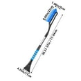 thumbnail image 3 of 2-in-1 Car Snow Brush and Ice Scraper, Detachable Snow Remover with Foam Grip, PVC Bristles, Extendable 30-37" for SUV, Truck, Windshield Winter Snow Removal Tool, 3 of 5