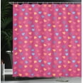 thumbnail image 4 of Ambesonne Romantic Shower Curtain, Valentine Days Lovers, 69"Wx84"L, Multicolor, 4 of 5