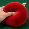 thumbnail image 5 of Extra Large Velvet Christmas Ball Ornaments Shatterproof Hanging Christmas Tree Decorations for Xmas Party Wedding Decor, 5 of 7
