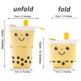 thumbnail image 2 of Cute Pencil Case Standing Pen Holder Telescopic Makeup Pouch Pop Up Cosmetics Bag, 2 of 5