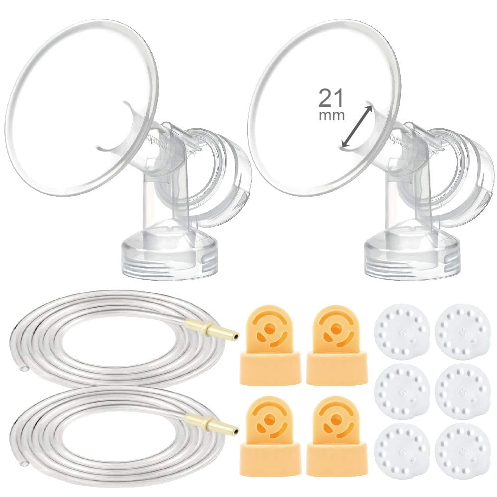 Maymom Flange Kit 21 mm Compatible with Medela Pump in Style Pump Lactina Symphony