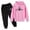 Pink-b, variant on ibiyuan Back To School Big Boys Tracksuit Sweatpants Hoodie Set Jogger Set Loose Fit Hoodie Sets 2 Pieces Kids Sweatsuit