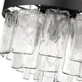 thumbnail image 6 of Golden Lighting Ciara 3-light Flush Mount in Matte Black, 6 of 7