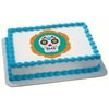 Luis Fitch - Dia De Los Muertos - 3 Edible Icing Image (6 Inch Round), Easy to use! Just peel backing and lay on top of cake on your icing. By Whimsical Practicality