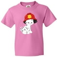 thumbnail image 3 of Inktastic Fireman Dog, Cute Dog, Puppy, Doggo, Dalmatian Youth T-Shirt, 3 of 5