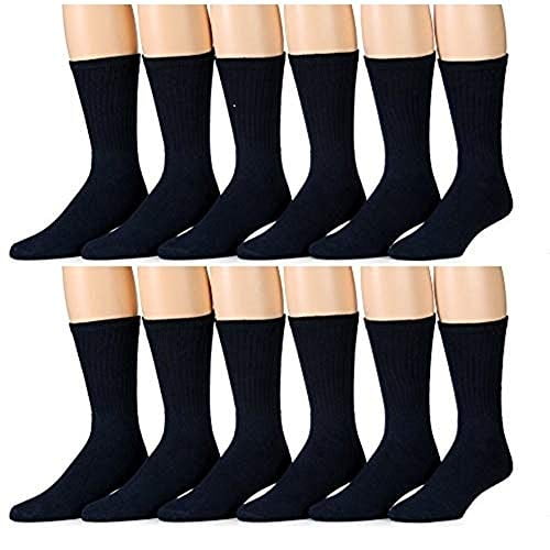 3/6/12Pairs GILDAN Men Dark Gray Cotton Stretch Athletic Low Cut Sock Size1013 Socks Clothing