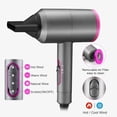 thumbnail image 3 of Woccatisy Secadora de Cabello Secador de Pelo Profesional,1800 W Aire Fuerte Secado Rapido 3 Temperaturas y 2 Velocidades Ajustables,con Boquillas y Difusor,para Cabello Liso y Rizado (Gris), 3 of 5