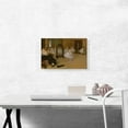 thumbnail image 2 of ARTCANVAS Chasse de Danse 1871 Canvas Art Print by Edgar Degas - Size: 18" x 12" (1.50" Deep), 2 of 9