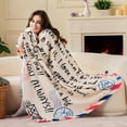 thumbnail image 3 of Manta acogedora de franela con letra de mamá de Blanket Joiedomi, 152 x 203 cm, 3 of 7