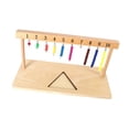 thumbnail image 4 of Percha para escaleras de cuentas de colores con cuentas, juguete educativo de matemáticas, matemáticas, números 1 a 10, 4 of 9