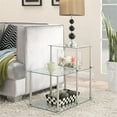 thumbnail image 3 of Kingfisher Lane 3 Tier Glass End Table, 3 of 4