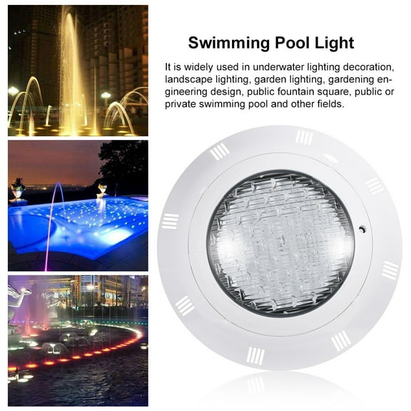 Mgaxyff Swimming Pool Bright Light, 12V 360 LED RGB Multi-Color Underwater Swimming Pool Bright Light with Remote Control, LED RGB Swimming Pool Light