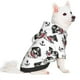thumbnail image 2 of Fotbe DOG IS WEARING PIRATE COSTUME Sudadera con Estampado para Perros Pequeños – Suéter con Capucha para Mascotas, Tela Suave de Forro Polar con Bolsillo-X-Small, 2 of 7