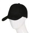 thumbnail image 4 of CoCopeaunts New Baseball Hat For women Suede Baseball Hat Men Hip Hop Suede for Ladies Black Grey Baseball Hats, 4 of 6