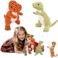thumbnail image 4 of Dinosaur Voice Vent Plush Toy Orange 24Cm, 4 of 6