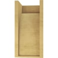 thumbnail image 4 of 8"W x 8"D x 16"H Wide Huntington Rough Cedar Woodgrain TimberThane Corbel, Primed Tan, 4 of 6