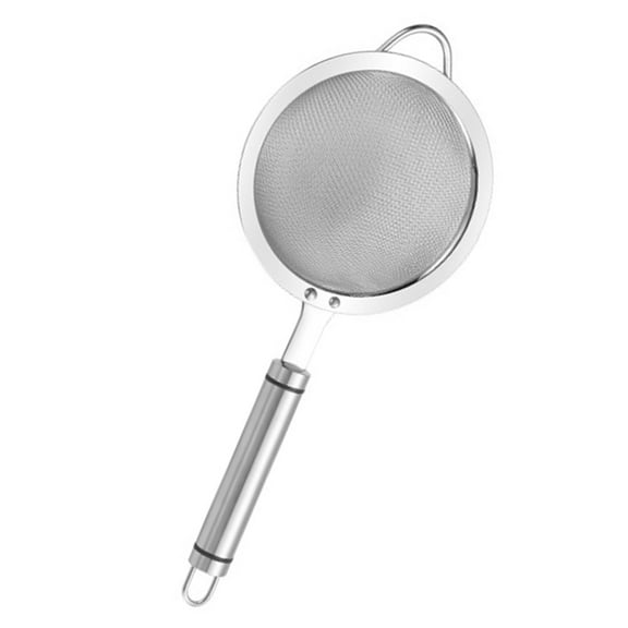 Soimiss Kitchen Sieve Stainless Steel 1Set 12In Round Mesh