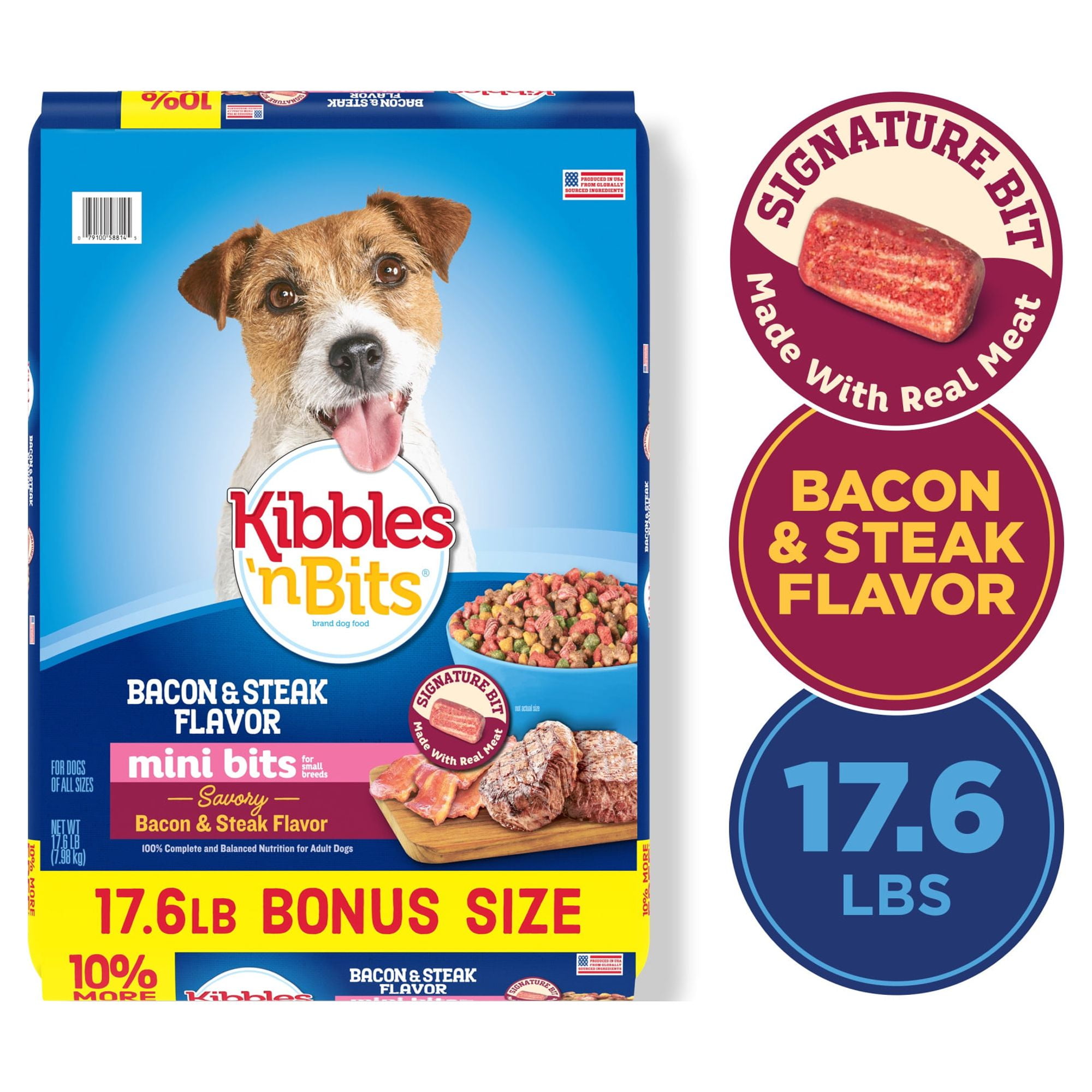 Kibbles 'n Bits Tender Cuts With Real Turkey, Bacon & Vegetables in Gravy  Wet Dog Food, 13.2-Ounce Cans, Shop