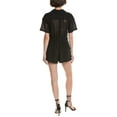 thumbnail image 2 of MARION womens  Crochet Lace Romper, m, Black, 2 of 3
