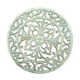 thumbnail image 2 of Soporte para plantas, bandeja para macetas, accesorio para patio, redondo, móvil, para interiores y exteriores, fácil mover, carrito para macetas. Verde, 2 of 8
