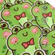 thumbnail image 3 of Fotbe Cute Green Frog Gorro Clásico de Béisbol, Gorra Ajustable con Broche Snapback, Gorro de Exterior de Algodón Suave, 3 of 6