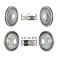 thumbnail image 1 of Transit Auto Front Rear Ceramic Pads and Coated Disc Brake Rotors Kit for Car 2004-2005 Acura TL Automatic transmission KGA-103232, 1 of 11