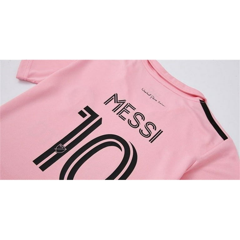 Camiseta Local Messi 10 Inter Miami CF 22/23 para Niños - Rosado adidas