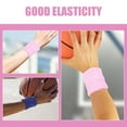 thumbnail image 2 of Minkissy Stretchy Wristbands Wrist Bands Polyester White 6Pcs Yoga, 2 of 8