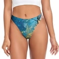 thumbnail image 1 of Balery Abstract Night Sky Tree Tangas de Algodón para Mujer con Estampado – Ropa Interior Sexy, Transpirable, G-string-Large, 1 of 6